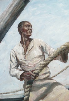 Painting of Dhow Crewman