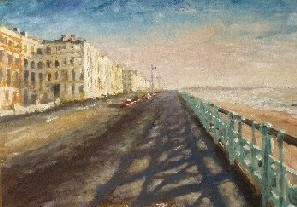 Painting of Kingsway, Brighton